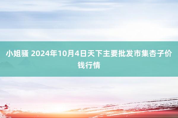 小姐骚 2024年10月4日天下主要批发市集杏子价钱行情