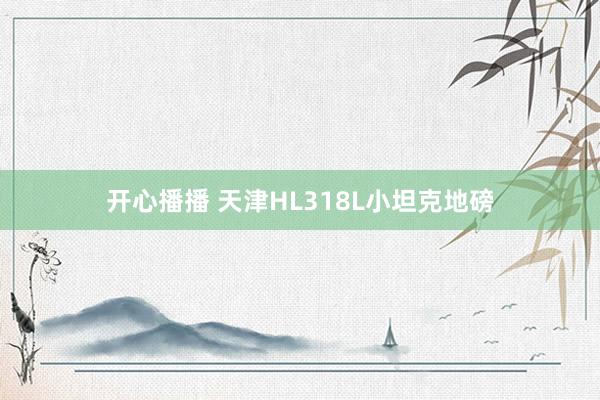 开心播播 天津HL318L小坦克地磅